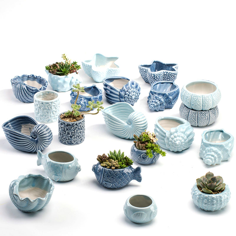 Aloe Vera Pot - European Style Cute Fleshy Flowerpot Pocelain