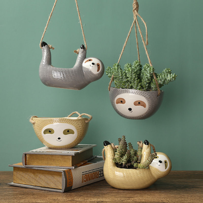 1Pcs Ceramic Hanging Plant Pot - đánh giá và giá Aloe Vera Pot