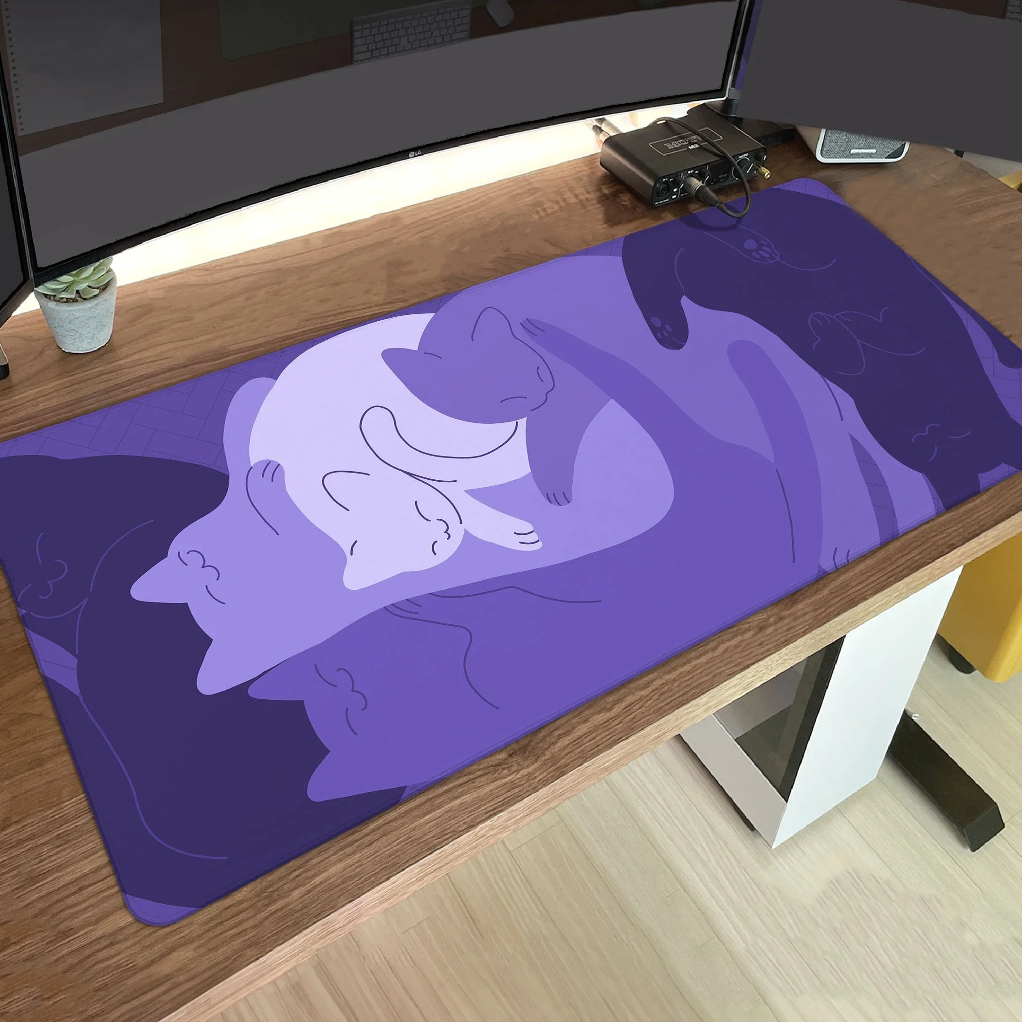 Purple Cats Desk Mat Cat Mouse - đánh giá và giá Tradescantia Purple